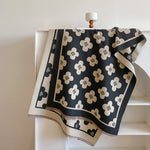 Load image into Gallery viewer, Small Floral Long Scarf Women Warm Poly Cape M5A326