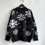 Load image into Gallery viewer, Christmas Snowflake Thickened Sweater Women N5A666