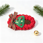 Load image into Gallery viewer, Womens Christmas Tree Knit Hair Clip N6K290
