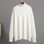 Load image into Gallery viewer, Color Block High Neck Sweater Women Multiple Colors N5A540