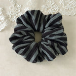 Load image into Gallery viewer, Striped Knit Scrunchy Women Casual Ponytail Hair Tie S5P788