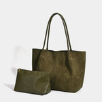 Load image into Gallery viewer, Women's Suede Tote Shoulder Handbag N6J163