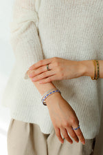 Load image into Gallery viewer, Color Thread Open Cuff Bracelet Women Retro N6C039