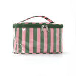 Load image into Gallery viewer, Women's Waterproof Color Block Striped PVC Cosmetic Bag N6J242