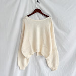 Load image into Gallery viewer, Reversible Bow Tie Cardigan Short Crochet Knit Front N5A840