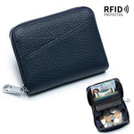 Load image into Gallery viewer, RFID Accordion Card Holder with Zip Coin Purse N6D019