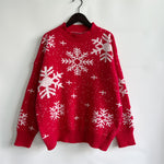Load image into Gallery viewer, Christmas Snowflake Thickened Sweater Women N5A666