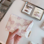 Load image into Gallery viewer, Printed Cotton Card Case Horizontal S5P352