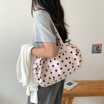 Load image into Gallery viewer, Polka Dot Shoulder Bag Women Pillow Nylon N6F054
