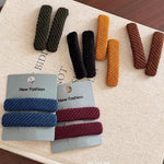 Load image into Gallery viewer, Twill Fabric Hair Clip Women Invisible Double Prong S5P760