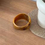 Load image into Gallery viewer, Asymmetric Acrylic Wide Bangle Resin Artisan S5P257
