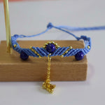 Load image into Gallery viewer, Lapis Lazuli Beaded Choker Bohemian Stone Necklace S5P188