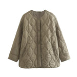 Load image into Gallery viewer, Diamond Quilted Puffer Jacket Women Multiple Colors N5A566