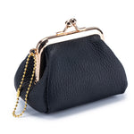 Load image into Gallery viewer, Genuine Leather Mini Frame Purse Coin Pouch Women N6B195