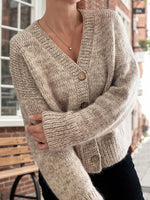 Load image into Gallery viewer, V-Neck Long Sleeve Solid Knit Pullover Women Loose N6G282