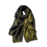 Load image into Gallery viewer, Vintage Diamond Jacquard Scarf Shawl Fringe Women N6H242
