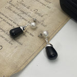 Load image into Gallery viewer, Pearl Drop Earrings Vintage Elegant Simple Dangle S5P887