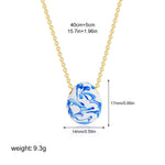 Load image into Gallery viewer, Bluewhite Ceramic Wave Set Steel Chain S5P241