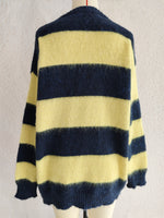 Load image into Gallery viewer, Color Block Stripe Pullover Round Neck Loose Fit N5A833