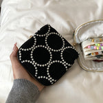 Load image into Gallery viewer, Embroidered Floral Linen Cotton Pouch Organizer S5P974