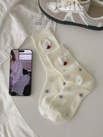 Load image into Gallery viewer, Dog Pattern Cotton Mid-Calf Socks M5A045