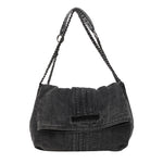 Load image into Gallery viewer, Women's Large Canvas Chain Strap Tote Bag N6J193