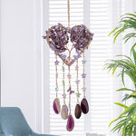 Load image into Gallery viewer, Love Heart Agate Tree Life Dream Catcher Sun Catcher N6F301