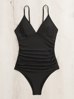 Load image into Gallery viewer, One-Piece V-Neck Swimwear Women N6C287