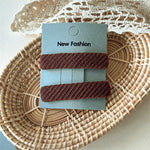 Load image into Gallery viewer, Twill Fabric Hair Clip Women Invisible Double Prong S5P760