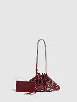 Load image into Gallery viewer, Metallic Finish Bucket Bag with Grommet Detailing S5P467