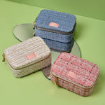 Load image into Gallery viewer, Portable Anti Tarnish Jewelry Box Travel Organizer S5P868