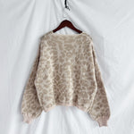 Load image into Gallery viewer, Leopard Print Tie Front Cardigan Women Round Neck N5A848