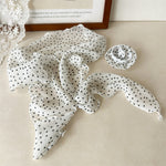 Load image into Gallery viewer, Rose Dot Chiffon Scarf Belt Neck Wrap N6D005