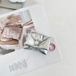 Load image into Gallery viewer, AirPods Case Bow PU Fabric Pouch Protective S5P873