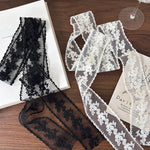 Load image into Gallery viewer, Retro Lace Scarf Headband Long 1.5m French N6C005