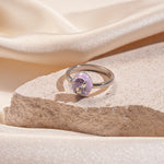 Load image into Gallery viewer, Dopamine Square Ring Celestial Drip Enamel Adjustable S5P044