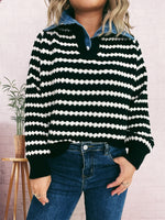 Load image into Gallery viewer, Denim False V Sweater Mid Heavy Options N5A215