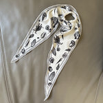 Load image into Gallery viewer, Ocean Print Seaweed Ribbon Scrunchie Holiday Hair Tie N6F142
