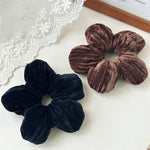 Load image into Gallery viewer, Puffed Flower Scrunchy Women Small Opening Hair Tie S5P783