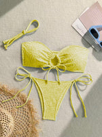 Load image into Gallery viewer, Sexy Tie Side Solid Towel Bikini Multi Color Women N5A979