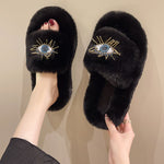 Load image into Gallery viewer, Googly Eyes Platform Slippers Women Non Slip Outdoor M5A299