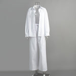 Load image into Gallery viewer, Loose Long Sleeve Shirt Pants Set Casual Cotton N6A076
