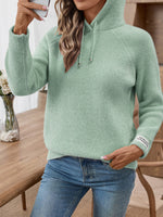 Load image into Gallery viewer, Mink like Hooded Sweatshirt Women Multiple Colors N5A526
