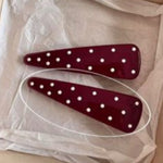 Load image into Gallery viewer, Polka Dot Duckbill Clip Women Simple Versatile Bangs S5P910