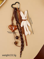 Load image into Gallery viewer, Handmade Creative Heart Bow Bag Charm Keychain S5P938