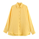Load image into Gallery viewer, Striped Loose Collared Shirt Women N6C101