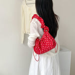 Load image into Gallery viewer, Polka Dot Nylon Shoulder Bag Women N6F058