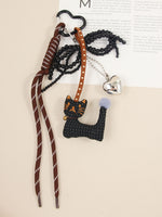 Load image into Gallery viewer, Cute Bag Charm Keychain Handmade Mixed Materials S5P943
