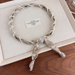 Load image into Gallery viewer, Womens Pearl Wrap Scarf Necklace N6K276
