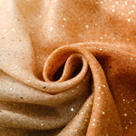Load image into Gallery viewer, Cotton Linen Feel Gold Foil Gradient Scarf Shawl N6H256